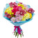 spray chrysanthemums roses and orchids. Brest